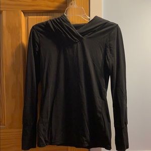 Gap BodyFit Hooded Running Shirt, Small